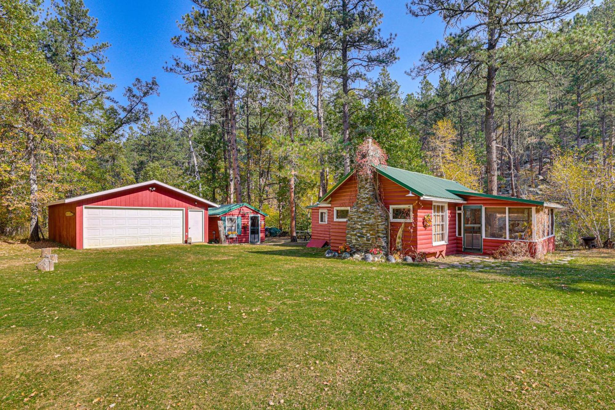 Historic Keystone Cabin Near Mount Rushmore! מראה חיצוני תמונה