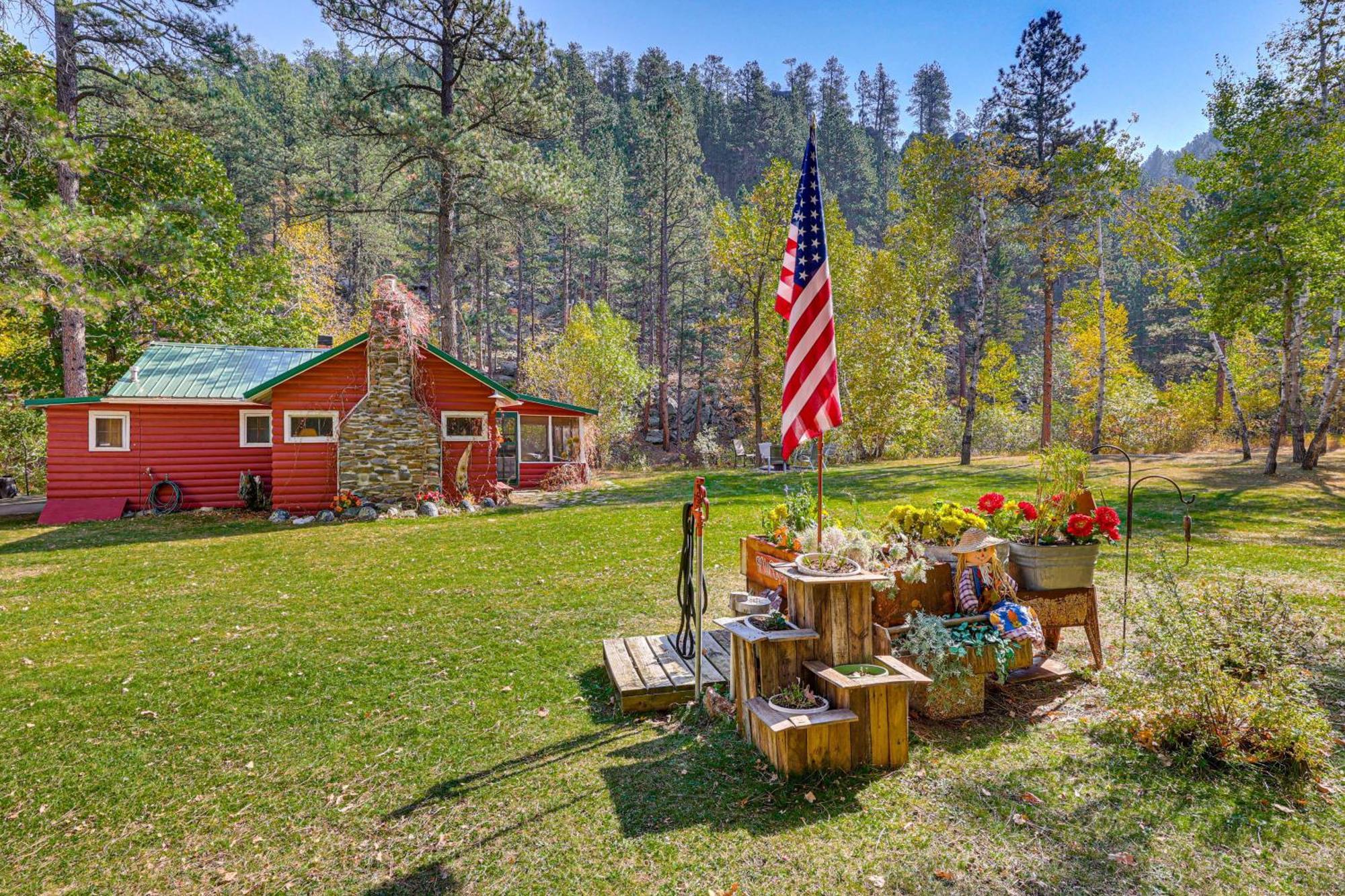 Historic Keystone Cabin Near Mount Rushmore! מראה חיצוני תמונה